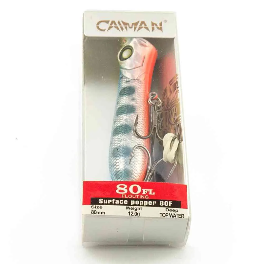Воблер Caiman Surface popper 80F 12g 0м цвет СМ230