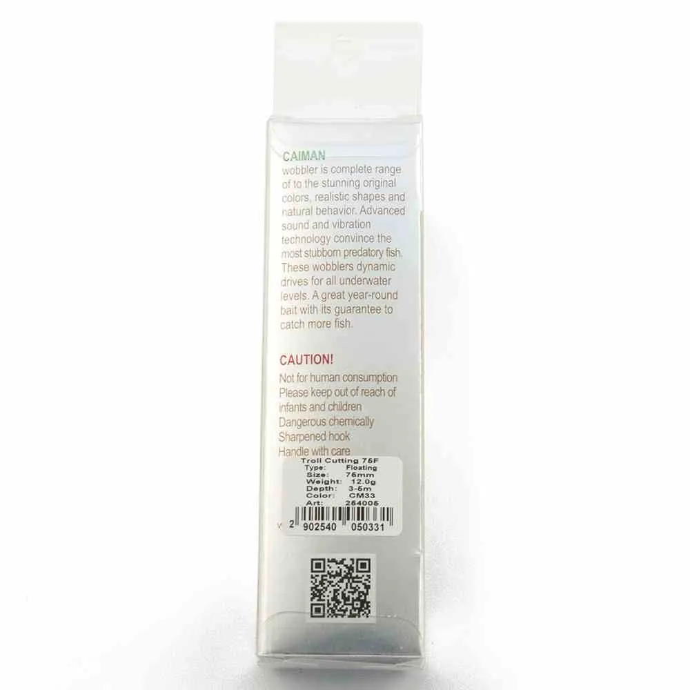 Воблер Caiman Troll Cutting 75F 12g 3-5м цвет СМ33