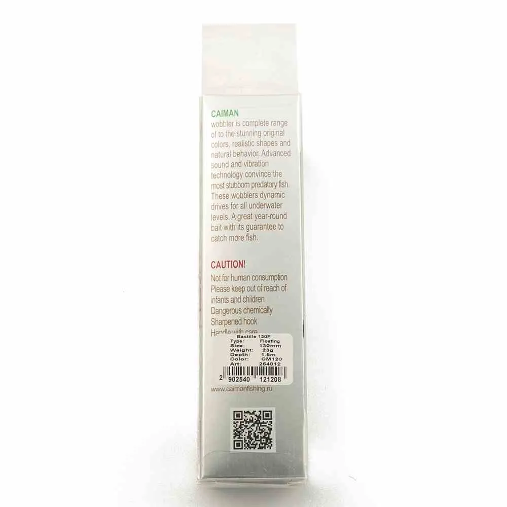 Воблер Caiman Bastille 130F 23g 1,5м цвет СМ120