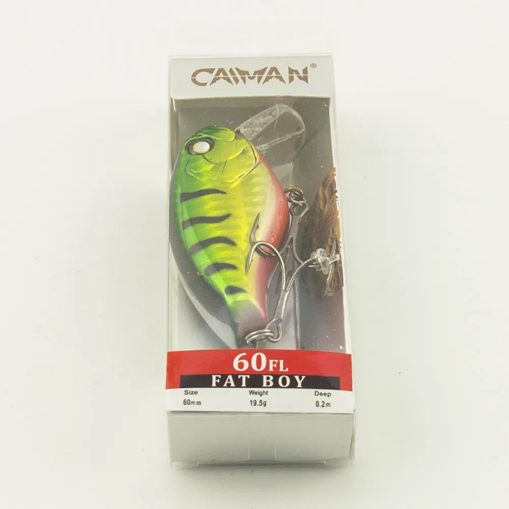 Воблер Caiman Fat Boy 60F 19,5g 0,2м цвет СМ538