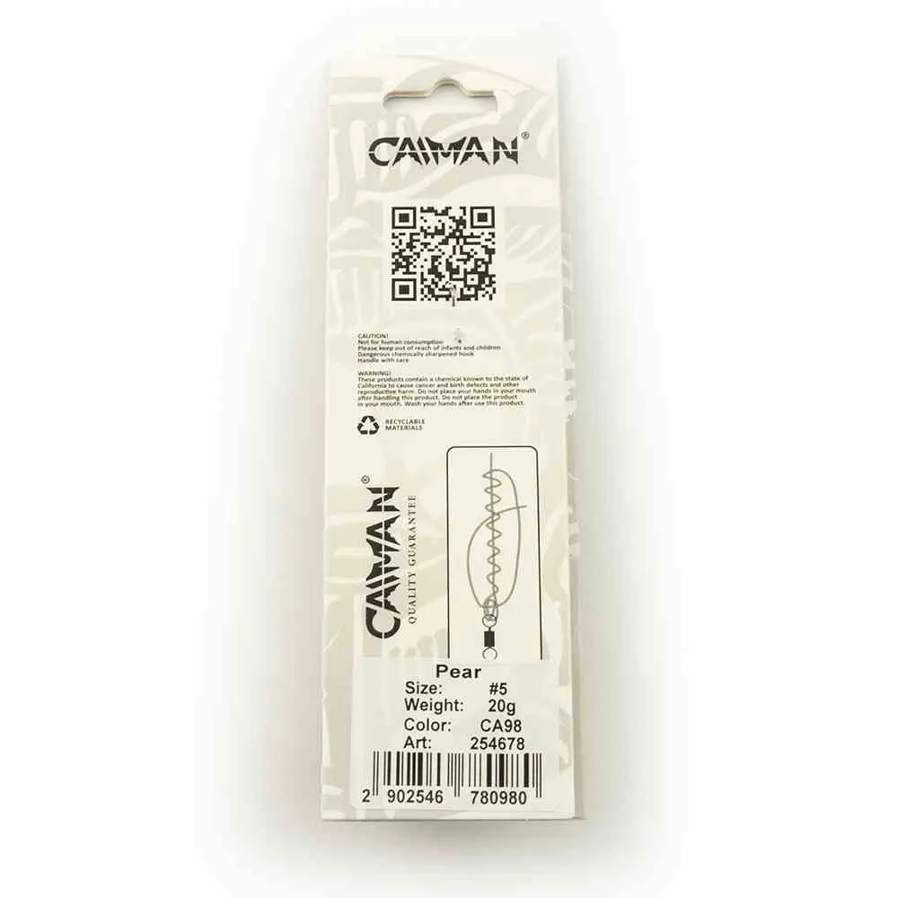 Блесна вращающаяся Caiman Pear 20гр #5 цвет CA98 (5шт в упак.)