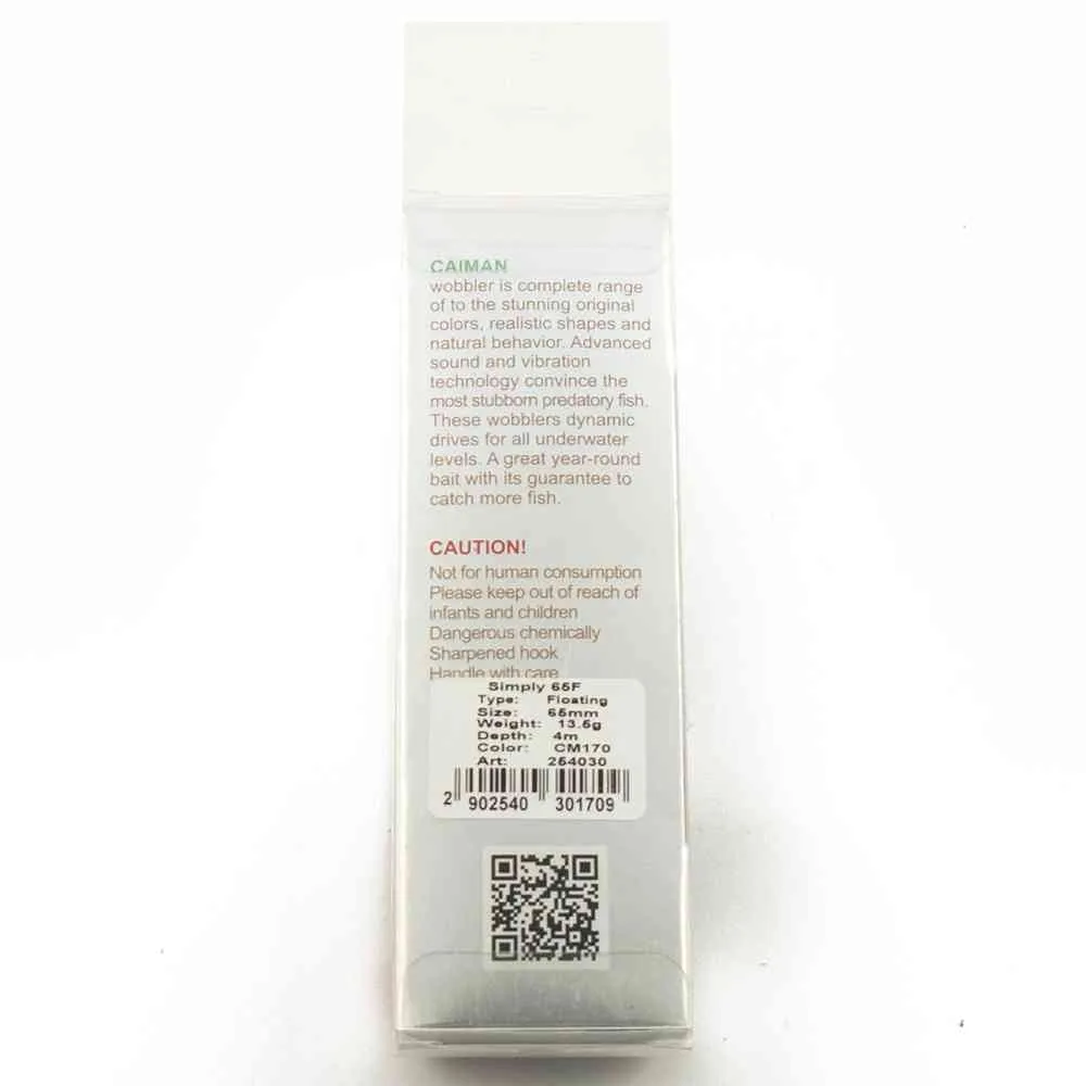 Воблер Caiman Simply 65F 13,5g 4м цвет СМ170