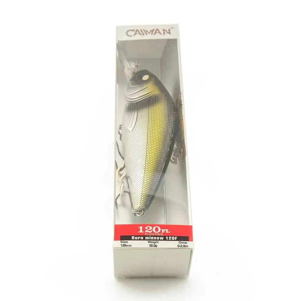 Воблер Caiman Burn minnow 120F 50g 2м цвет СМ372