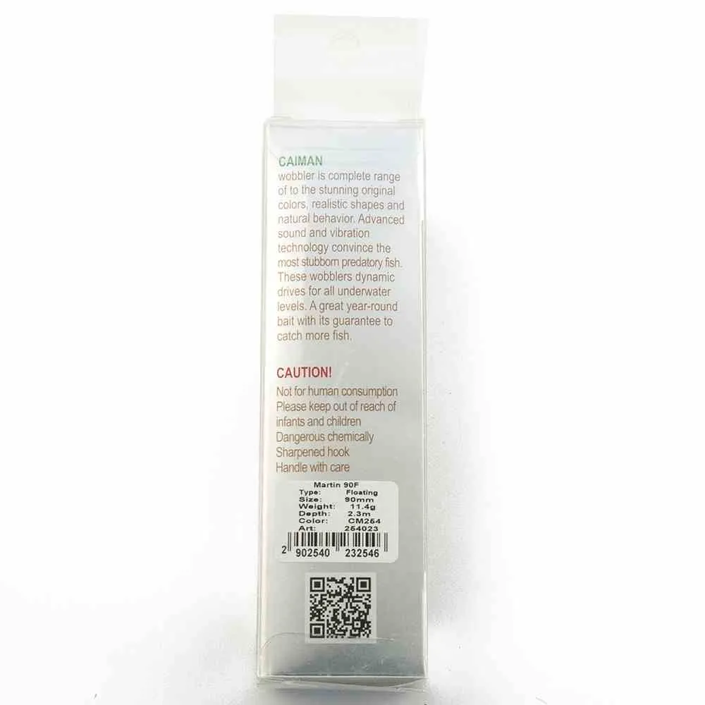 Воблер Caiman Martin 90F 11,4g 2,3м цвет СМ254