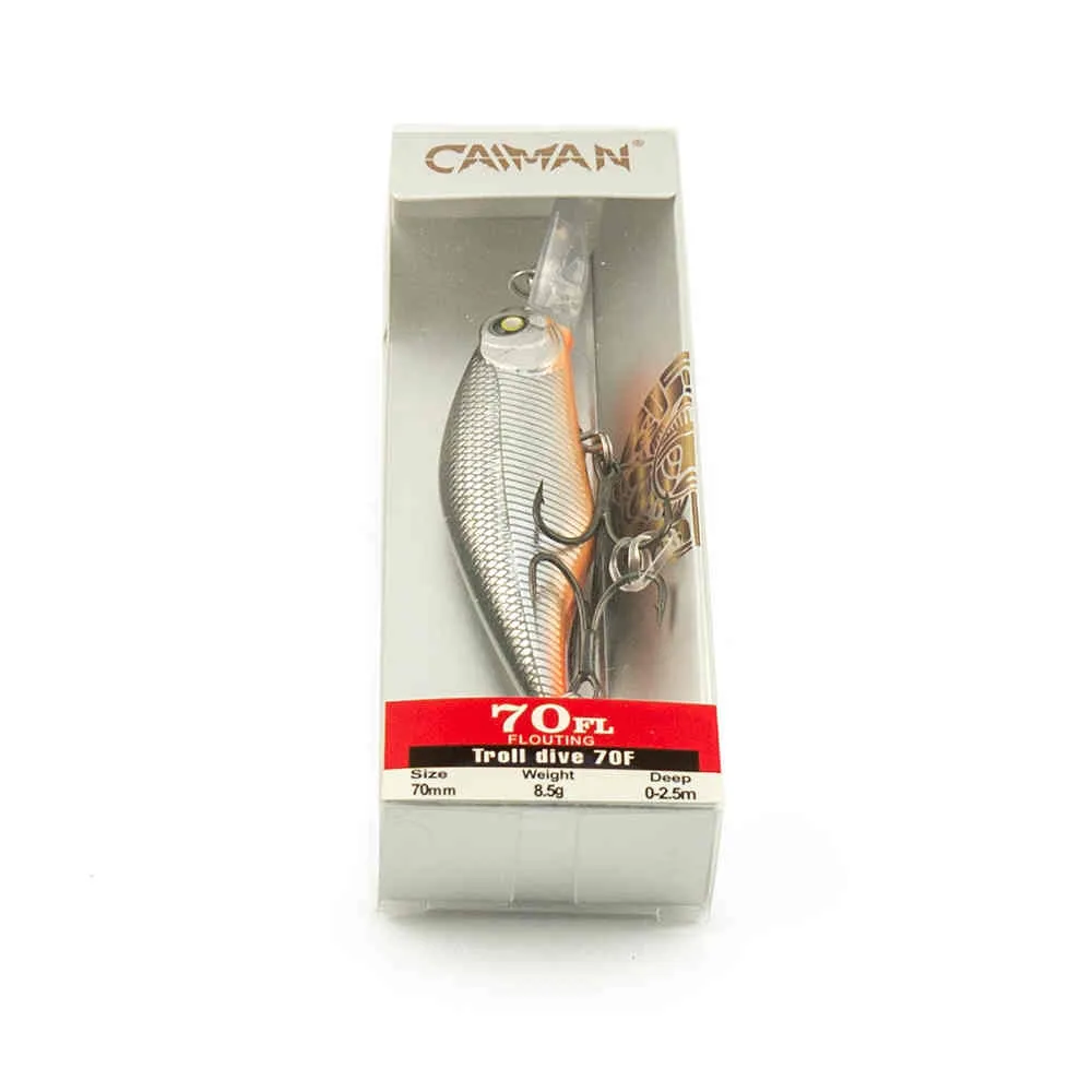 Воблер Caiman Troll dive 70F 8,5g 2,5м цвет СМ320