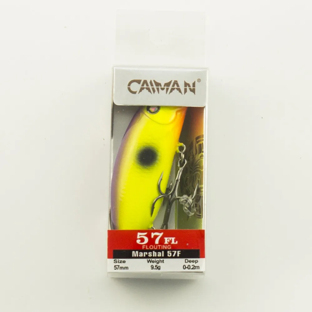 Воблер Caiman Marshal 57F 9g 0-0,2м цвет СМ100