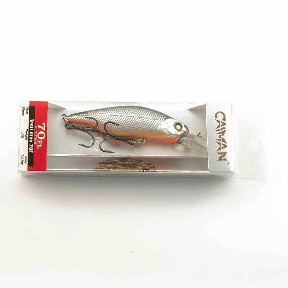 Воблер Caiman Troll dive 70F 8,5g 2,5м цвет СМ320