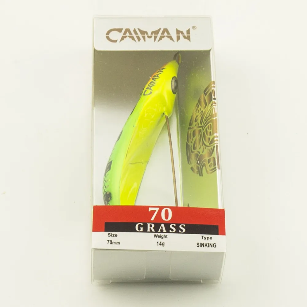 Блесна-незацепляйка Caiman Grass 14гр 7см цвет 889