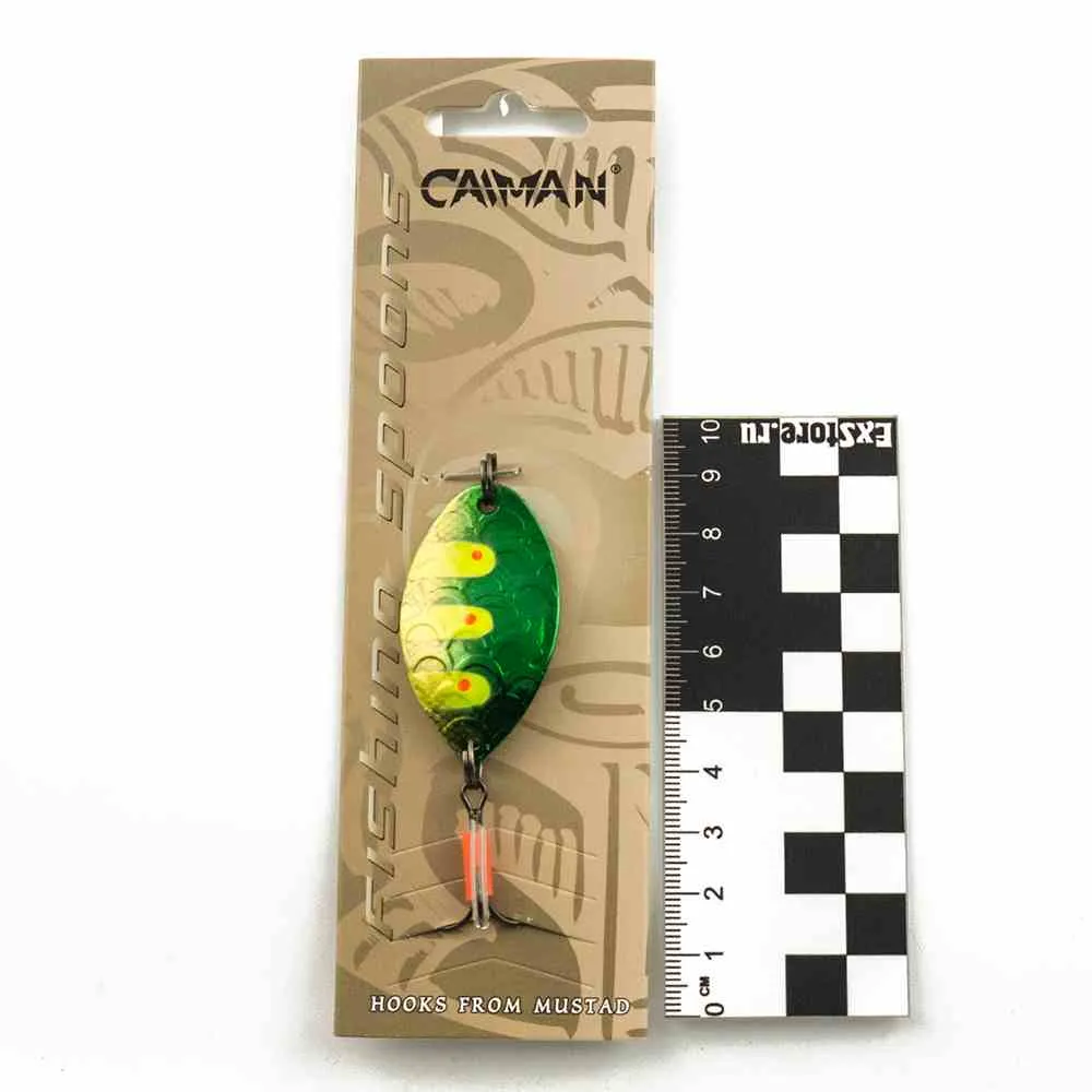 Блесна колеблющаяся Caiman Karas 13гр 4,7см цвет CN29 (5шт в упак.)