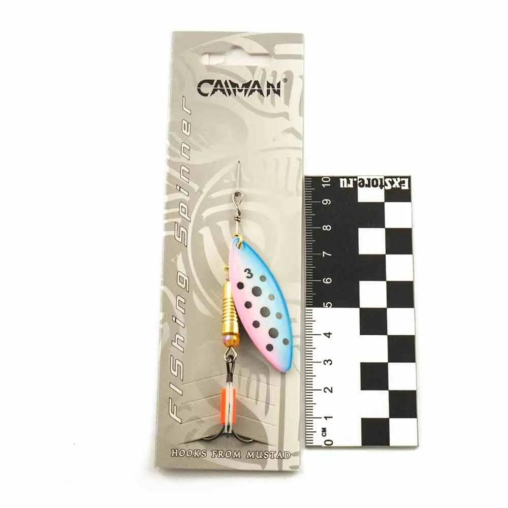 Блесна вращающаяся Caiman Longy classic 10гр #3 цвет CA08 (5шт в упак.)