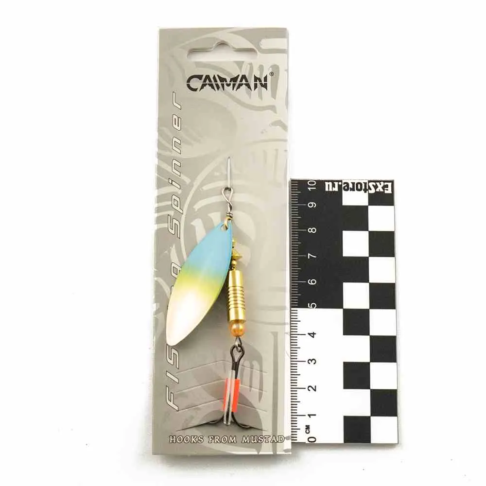 Блесна вращающаяся Caiman Longy classic 10гр #3 цвет CA09 (5шт в упак.)