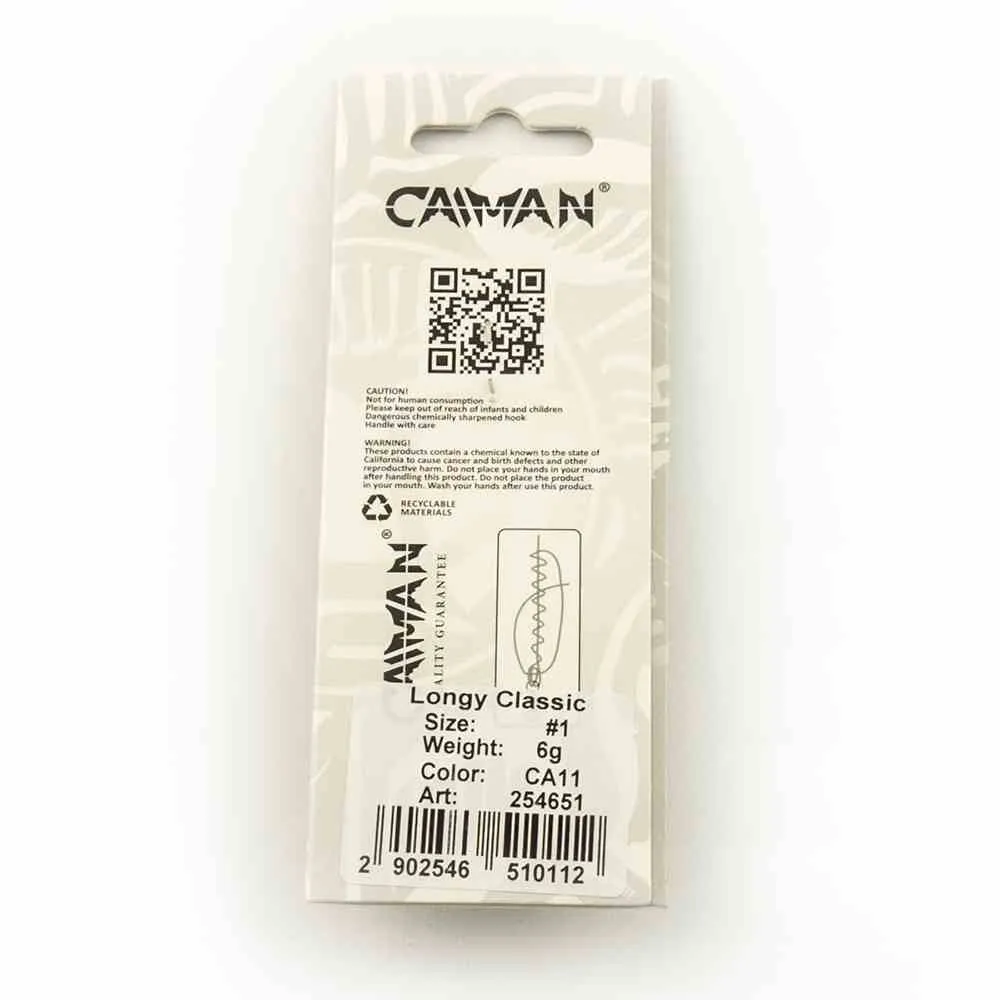 Блесна вращающаяся Caiman Longy classic 6гр #1 цвет CA11 (5шт в упак.)