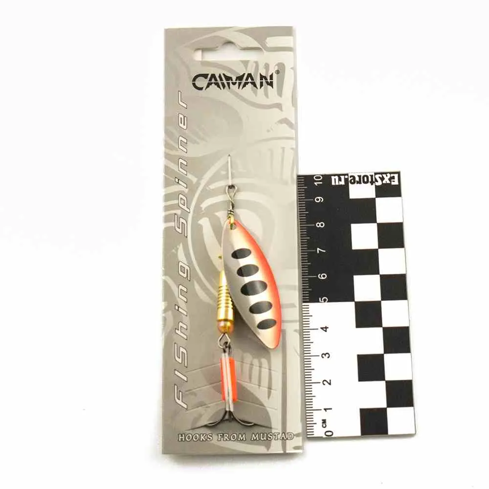 Блесна вращающаяся Caiman Longy classic 10гр #3 цвет CA07 (5шт в упак.)