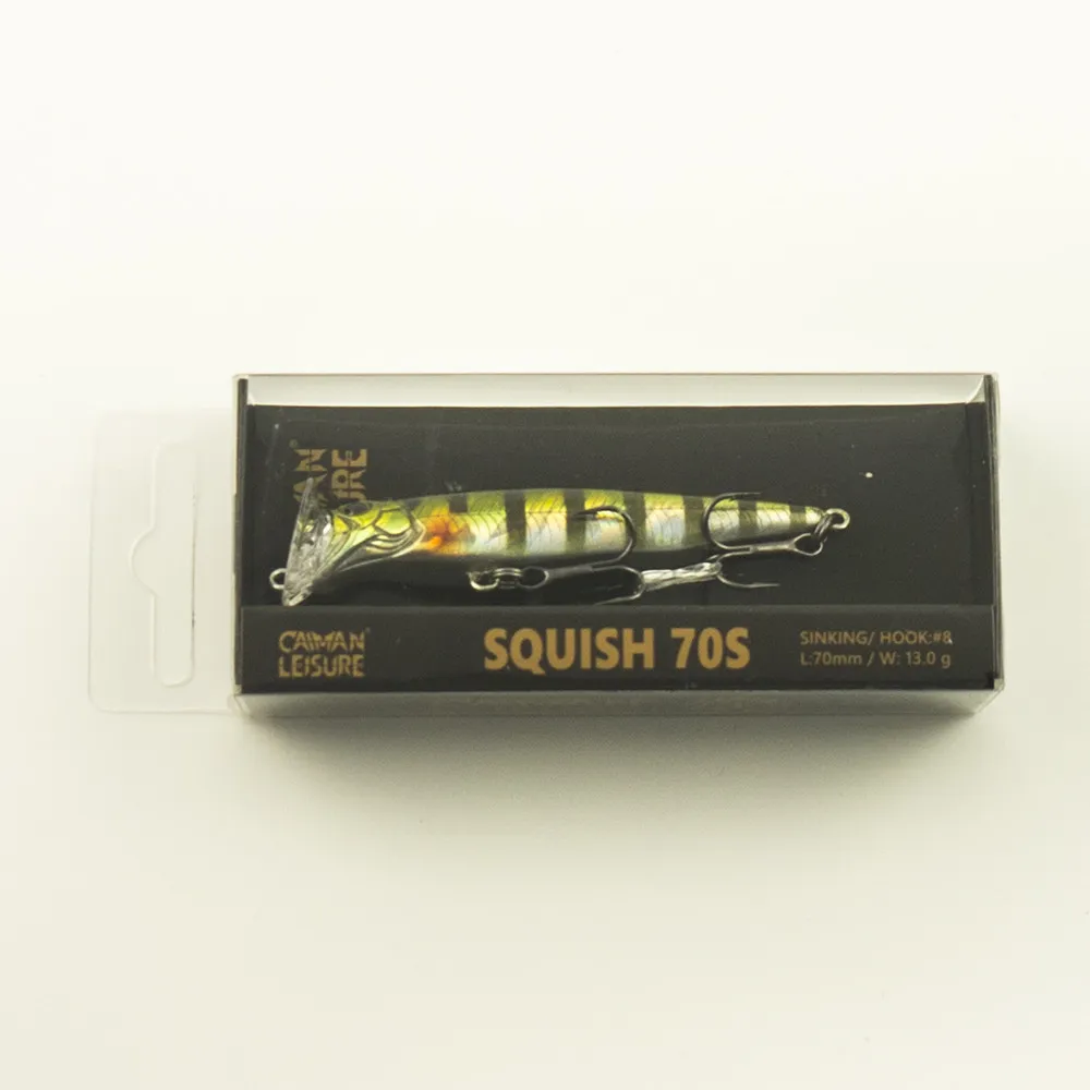 Воблер Caiman Squish 70S 13g sinking цвет СA03