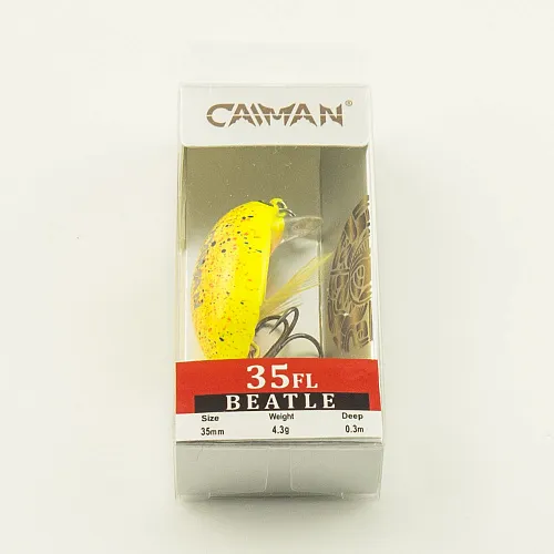 Воблер Caiman Beatle 35F 4,3g 0,3м цвет СМ108