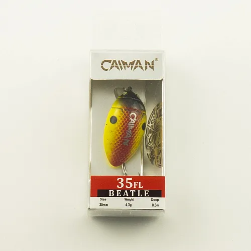 Воблер Caiman Beatle 35F 4,3g 0,3м цвет СМ107