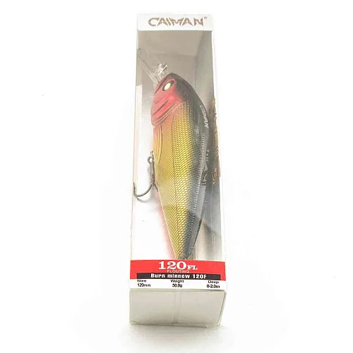 Воблер Caiman Burn minnow 120F 50g 2м цвет СМ371