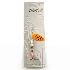 Блесна вращающаяся Caiman Oval core 10гр #4 цвет CA19 (5шт в упак.)