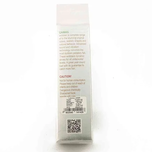Воблер Caiman Lessy 100F 15,5g 3,5м цвет СМ142
