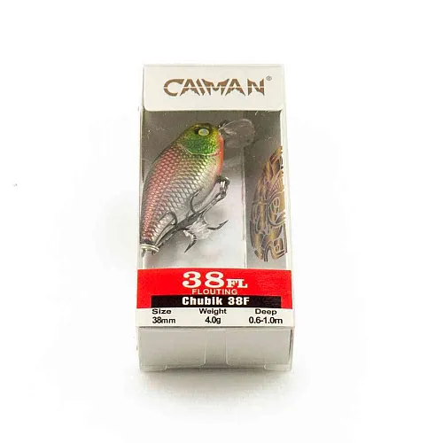 Воблер Caiman Chubik 38F 4g 0,6-1м цвет СМ104