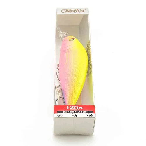 Воблер Caiman Burn minnow 120F 50g 2м цвет СМ373