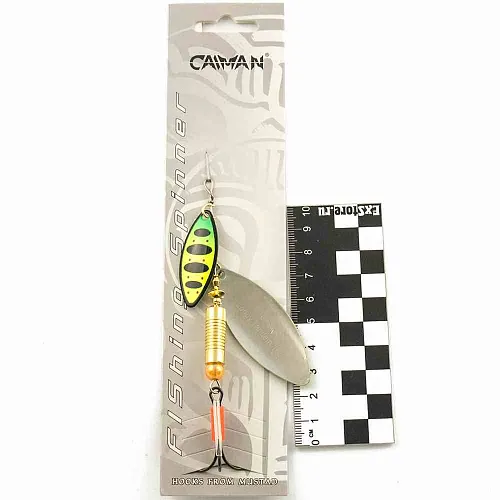 Блесна вращающаяся Caiman Longy Tandem 16гр #4 цвет CA13 (5шт в упак.)
