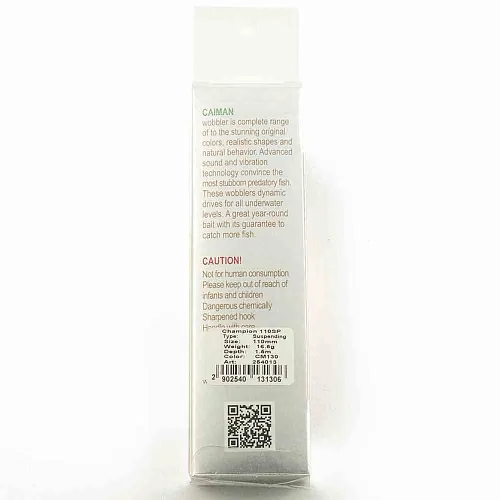 Воблер Caiman Champion 110SP 16,5g 1,5м цвет СМ130