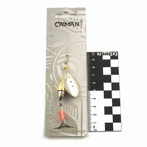 Блесна вращающаяся Caiman Cricket 15гр #5 цвет CA02 (5шт в упак.)