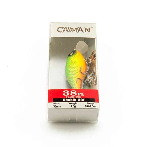 Воблер Caiman Chubik 38F 4g 0,6-1м цвет СМ100