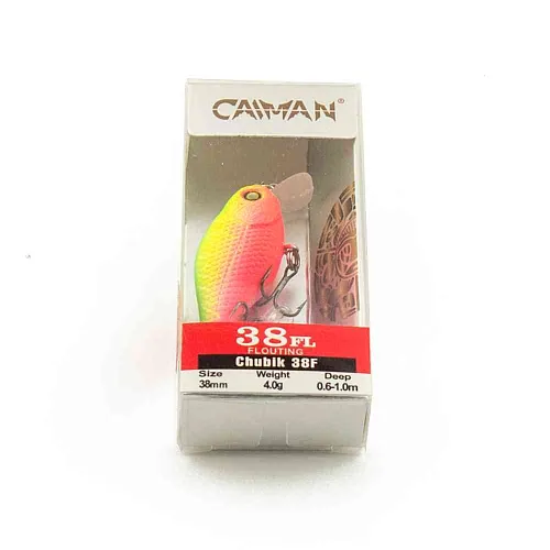Воблер Caiman Chubik 38F 4g 0,6-1м цвет СМ102