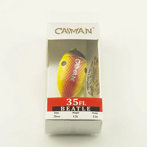 Воблер Caiman Beatle 35F 4,3g 0,3м цвет СМ107