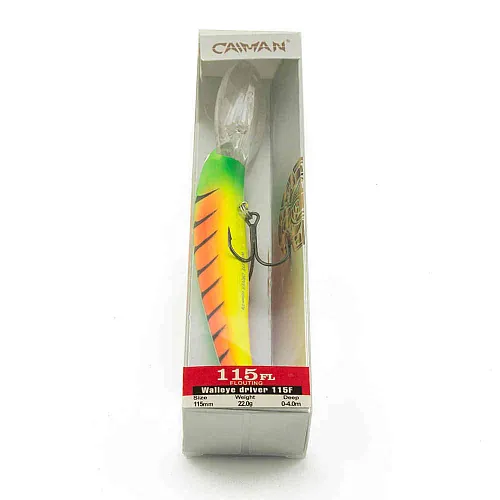 Воблер Caiman Walleye driver 115F 22g 4м цвет СМ283