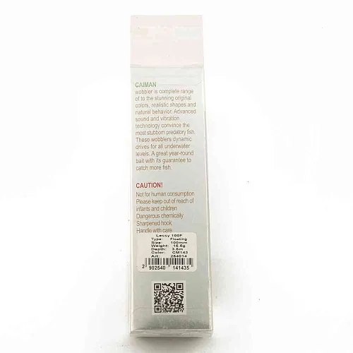 Воблер Caiman Lessy 100F 15,5g 3,5м цвет СМ143