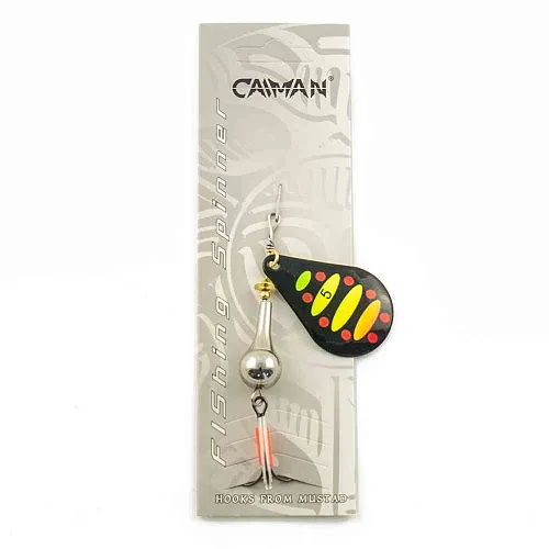 Блесна вращающаяся Caiman Pear 20гр #5 цвет CA95 (5шт в упак.)