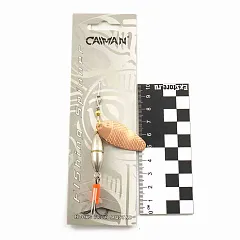 Блесна вращающаяся Caiman Oval core 15гр #5 цвет CA01 (5шт в упак.)