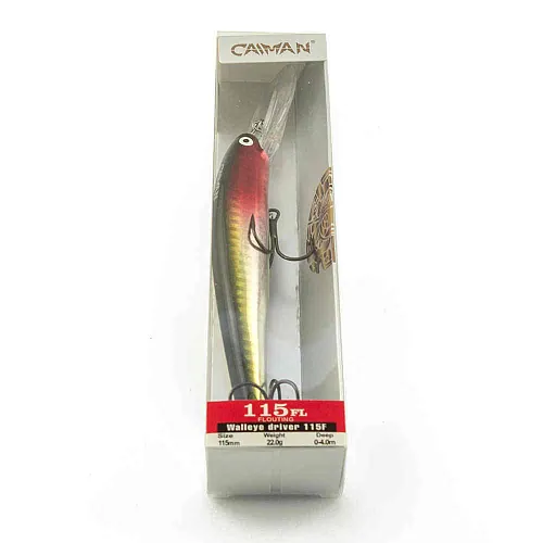 Воблер Caiman Walleye driver 115F 22g 4м цвет СМ282