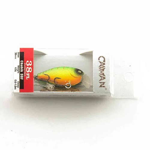 Воблер Caiman Chubik 38F 4g 0,6-1м цвет СМ100