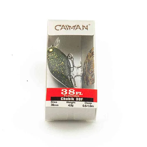 Воблер Caiman Chubik 38F 4g 0,6-1м цвет СМ103