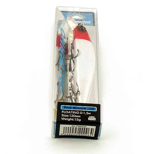 Воблер Palomino Easy Minnow 120F 15гр 0-1,5м цвет 6