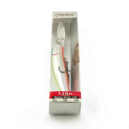 Воблер Caiman Walleye driver 115F 22g 4м цвет СМ280
