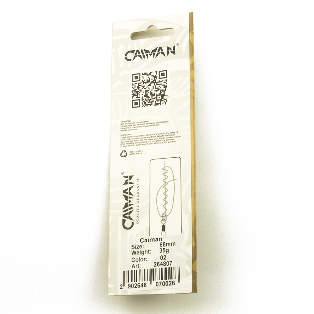 Блесна кастмастер Caiman 35 гр 68 мм цв. 02 264807