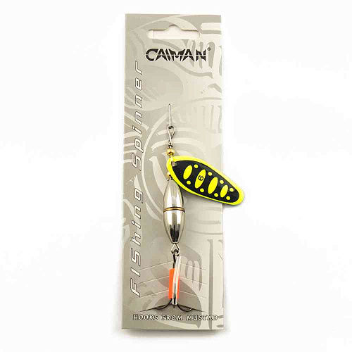 Блесна вращающаяся Caiman Oval core 20гр #6 цвет CA16 (5шт в упак.)