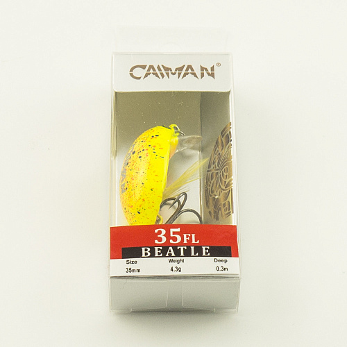 Воблер Caiman Beatle 35F 4,3g 0,3м цвет СМ108