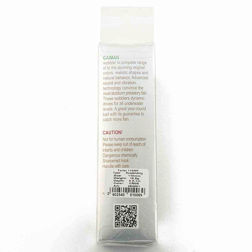 Воблер Caiman Torbi 110SP 16,5g 0,8-1м цвет СМ06