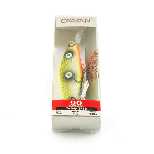 Воблер Caiman Twirly 90SP 12g 3м цвет СМ153