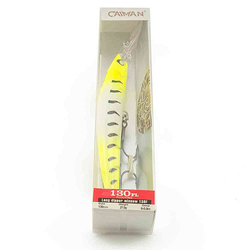 Воблер Caiman Long dipper minnow 130F 27g 5м цвет СМ220