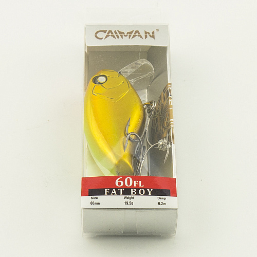 Воблер Caiman Fat Boy 60F 19,5g 0,2м цвет СМ954