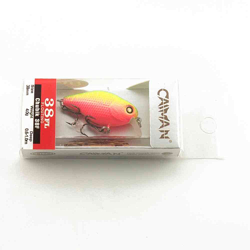 Воблер Caiman Chubik 38F 4g 0,6-1м цвет СМ102