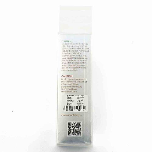 Воблер Caiman Nimble crank 70F 21,5g 3,5м цвет СМ231