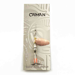 Блесна вращающаяся Caiman Oval core 5гр #2 цвет CA01 (5шт в упак.)